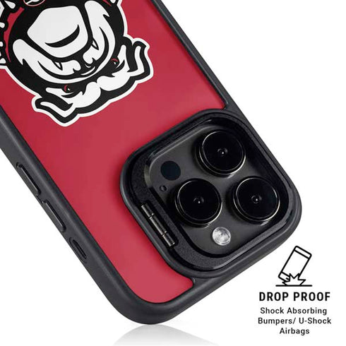 University of Georgia Bulldogs Logo iPhone 13 Pro Kickstand Case